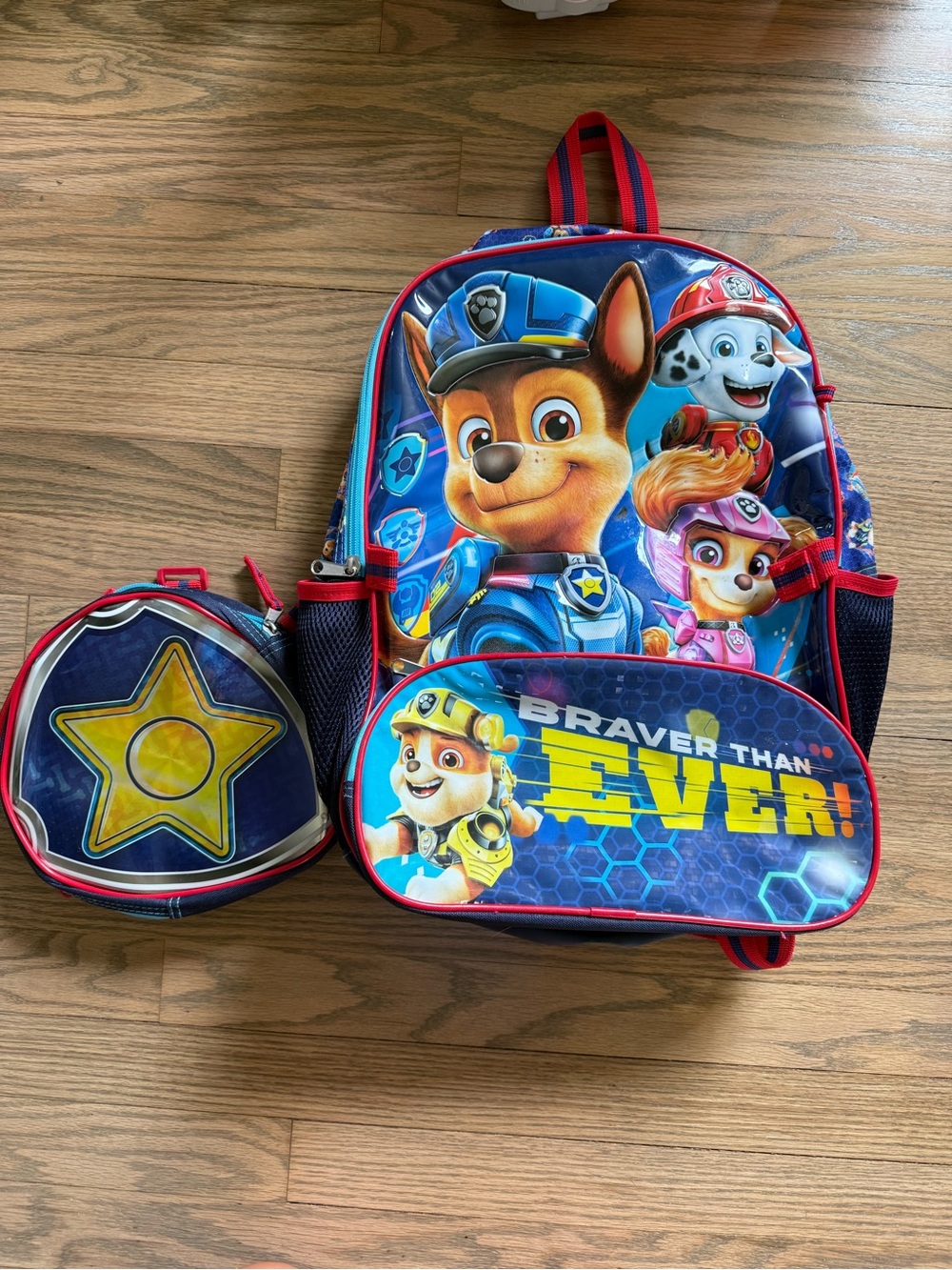 Paw Patrol Backpack with Matching lunch box
